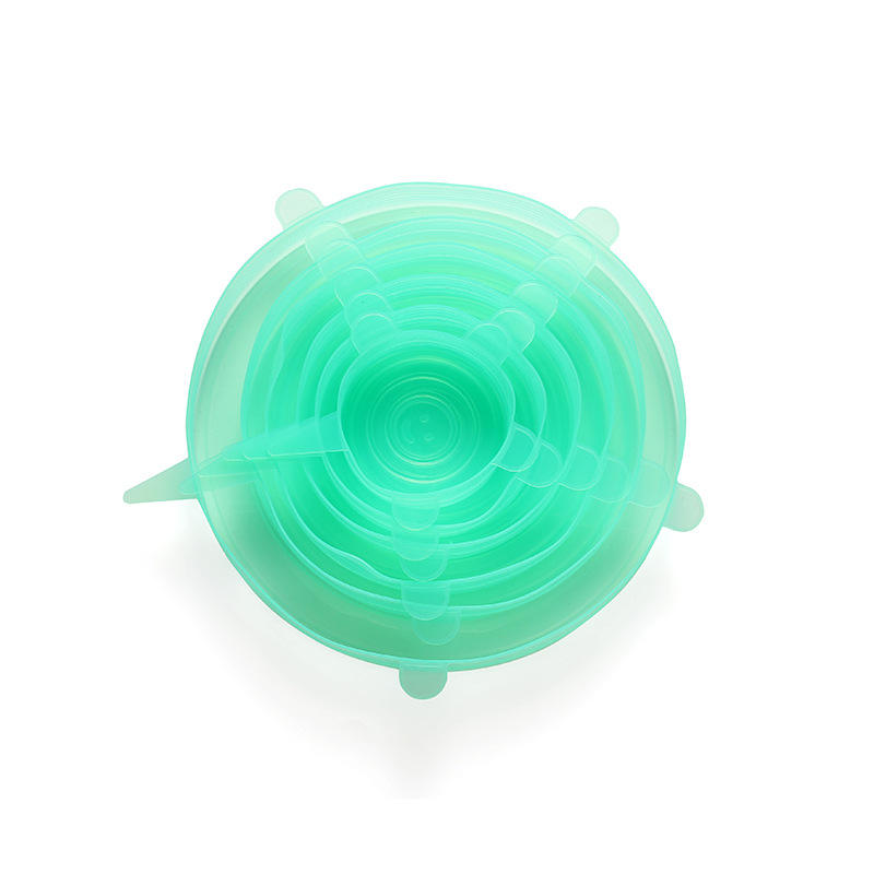 LeakGuard pink silicone stretch lid
